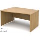 Maestro 25 Wave Office Desk - Panel End Legs